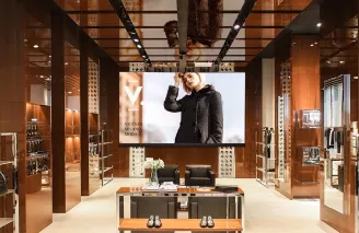 Sharp LED screen indoor