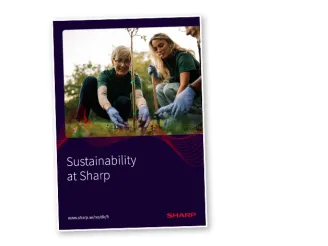 Sustainability at Sharp brochure